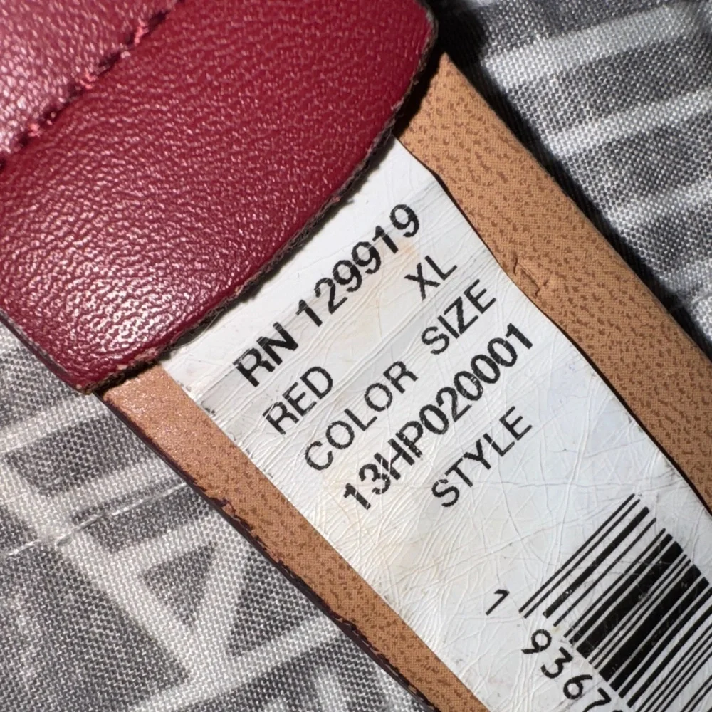 Red Tommy Hilfiger Belt